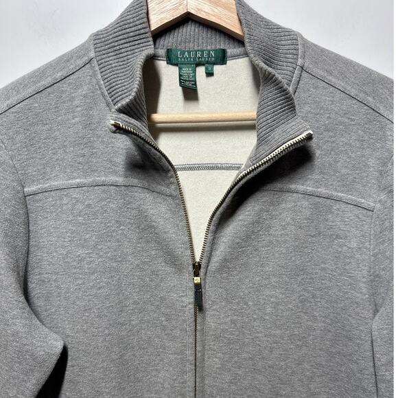 Lauren Ralph Lauren Women's Tracksuit Gray Jacket with Pockets Pants Sz 1X *Read - Picture 3 of 16